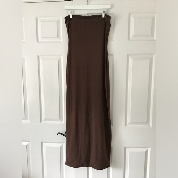 SKIMS Fits Everybody Tube Dress | Cocoa - Picture 6 of 10